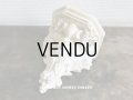 アンティーク 石膏のウォールシェルフ 天使