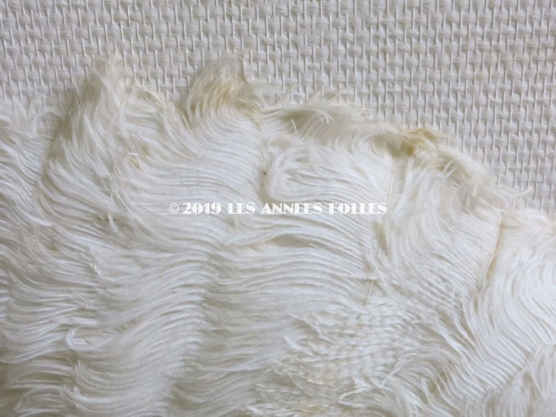 画像3: 1900年代 アンティーク オフホワイトのフェザーのファン