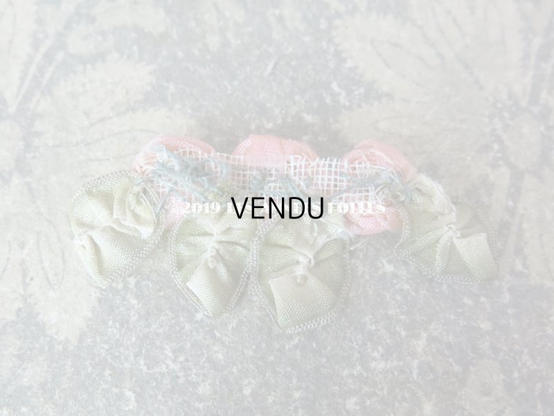 画像4: アンティーク ピンクの3点の薔薇のロココモチーフ