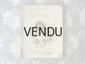 1891年 アンティーク 本　水色のリボンをつけた少女と猫　UN GRAND FAVORI