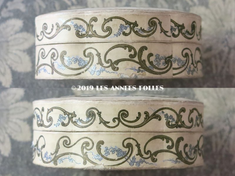 画像5: アンティーク パウダーボックス 嬢王蜂と天使 & 薔薇のガーランド AMBRE ROYAL - VIOLET PARIS -