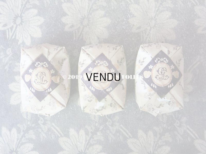 画像15: 未使用 アンティーク 薔薇のソープボックス 石鹸入り  SAVON EAU DE COLOGNE AMBREE - G.LEMOINE PARIS -