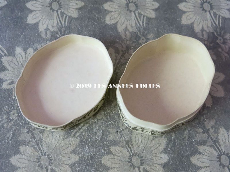 画像7: アンティーク パウダーボックス 嬢王蜂と天使 & 薔薇のガーランド AMBRE ROYAL - VIOLET PARIS -