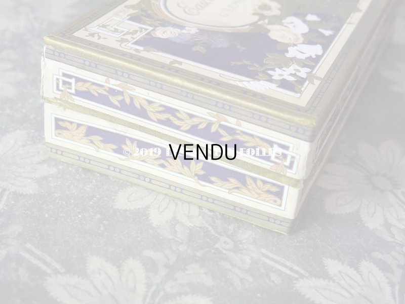 画像6: 未使用 アンティーク 薔薇のソープボックス 石鹸入り  SAVON EAU DE COLOGNE AMBREE - G.LEMOINE PARIS -