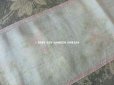 画像7: アンティーク シルク製 幅広リボン 薔薇のリースのほぐし織 9.6cm幅 175cm