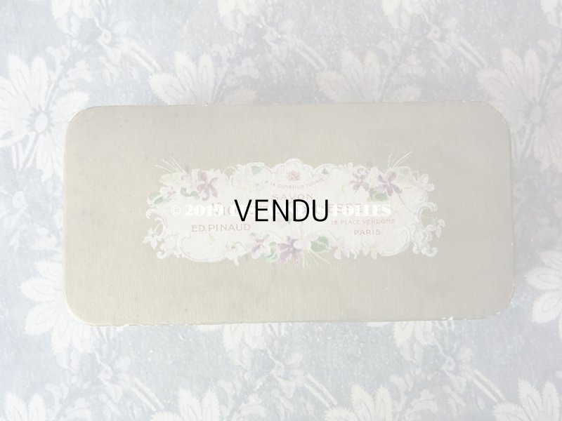 画像4: 1900年代 アンティーク 菫のソープボックス  SAVON VIOLETTE COMTESSE - ED.PINAUD PARIS -