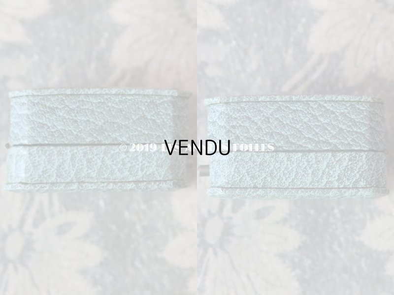 画像5: アンティーク ジュエリーボックス 金彩入り グレイッシュブルー