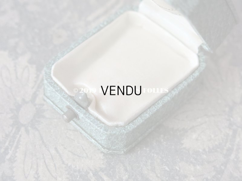 画像8: アンティーク ジュエリーボックス 金彩入り グレイッシュブルー