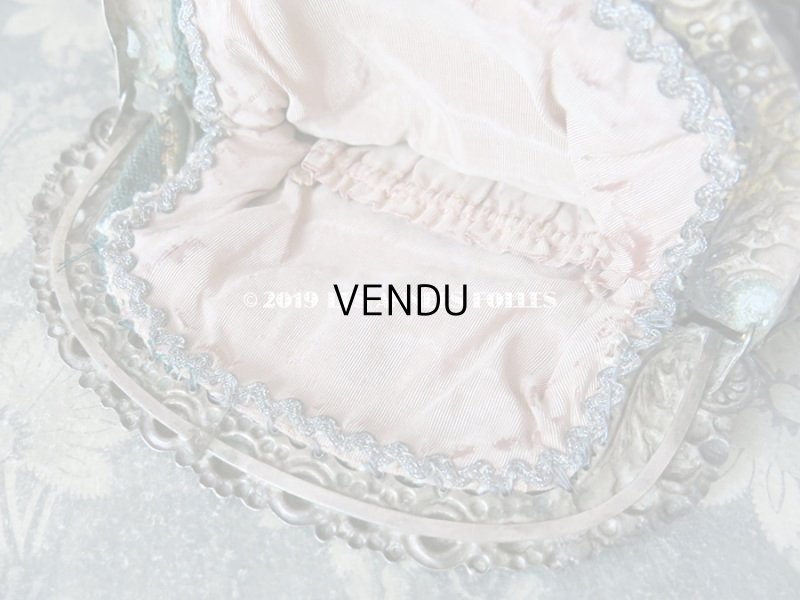 画像14: 19世紀末 アンティーク  オモニエール 薔薇模様 ニードルポイント  プチポワン