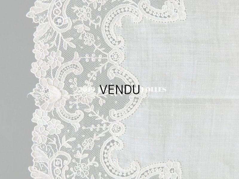 画像5: アンティーク ポワンドローズ  結婚式のハンカチ  【ポワン・ド・ローズ】 【ポワン・ド・ガーズ】