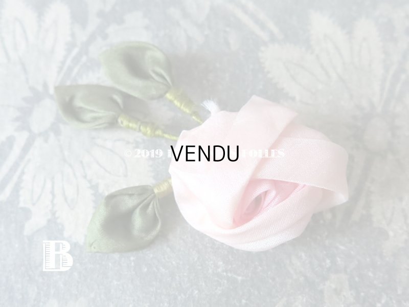 画像5: アンティーク 淡いピンクの薔薇のロココモチーフ 