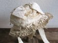 画像5: 新品同様 19世紀末 アンティーク リボンが結ばれた ドール用の帽子 シルクギャザー＆フリル&レース  ドールハット