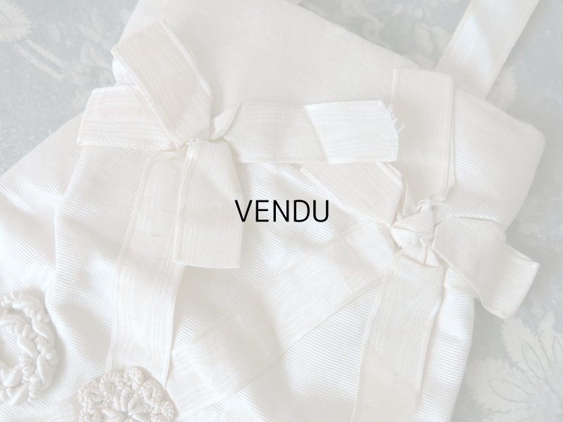 画像4: アンティーク  リボンが結ばれたオモニエール