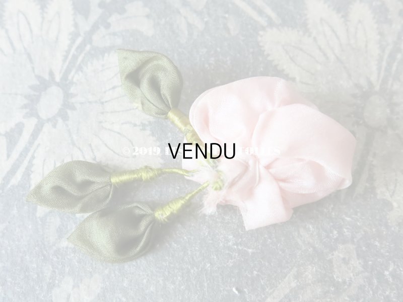 画像6: アンティーク 淡いピンクの薔薇のロココモチーフ 