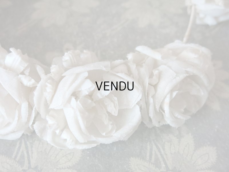 画像3: アンティーク 薔薇のヘッドリース ティアラ