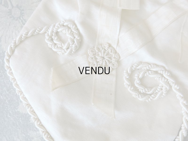 画像5: アンティーク  リボンが結ばれたオモニエール