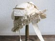 画像3: 新品同様 19世紀末 アンティーク リボンが結ばれた ドール用の帽子 シルクギャザー＆フリル&レース  ドールハット