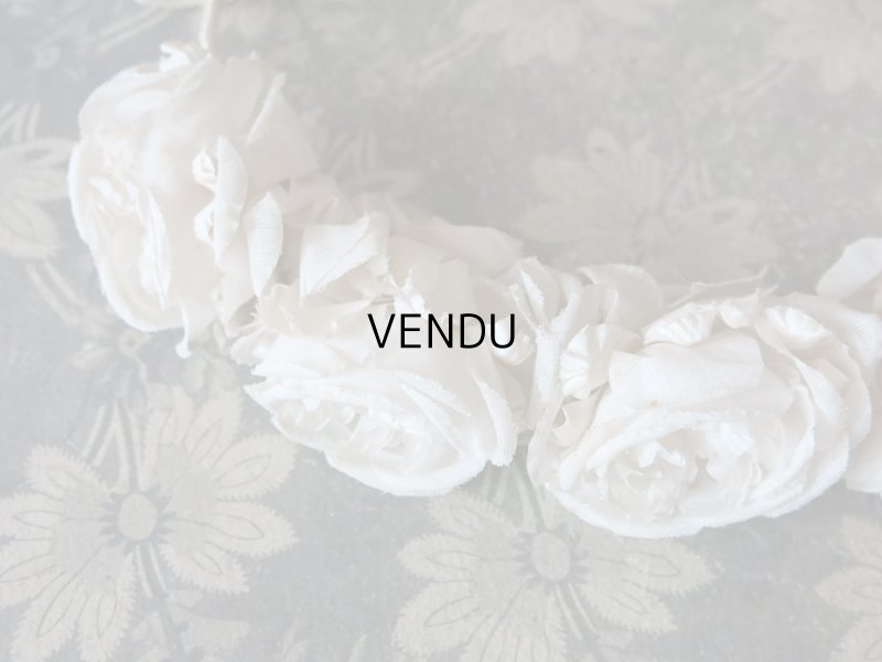 画像6: アンティーク 薔薇のヘッドリース ティアラ