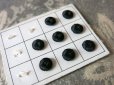 画像2: アンティーク ドール用 シルク製 くるみボタン 極小 7mm 8ピースのセット 黒 (2)