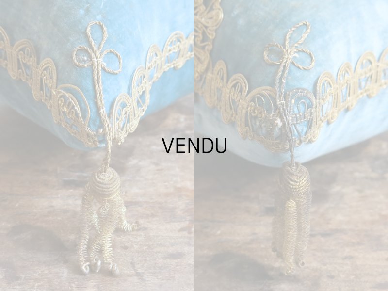 画像9: 19世紀末 アンティーク グローブ・ド・マリエのクッション ピンクッション