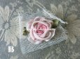 画像6: アンティーク ピンクパープルの薔薇のロココモチーフ 