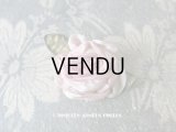 アンティーク ピンクパープルの薔薇のロココモチーフ 