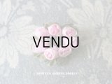 アンティーク ピンクの薔薇のロココモチーフ 