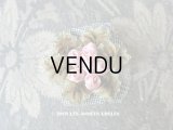 アンティーク ピンクの薔薇のブーケのロココモチーフ 