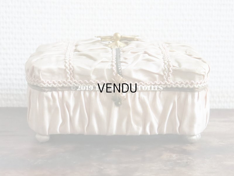 画像8: 19世紀 アンティーク ナポレオン3世時代 パウダーピンクのお菓子箱 木箱 ドラジェ & チョコレート 