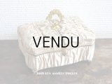 19世紀 アンティーク ナポレオン3世時代 パウダーピンクのお菓子箱 木箱 ドラジェ & チョコレート 