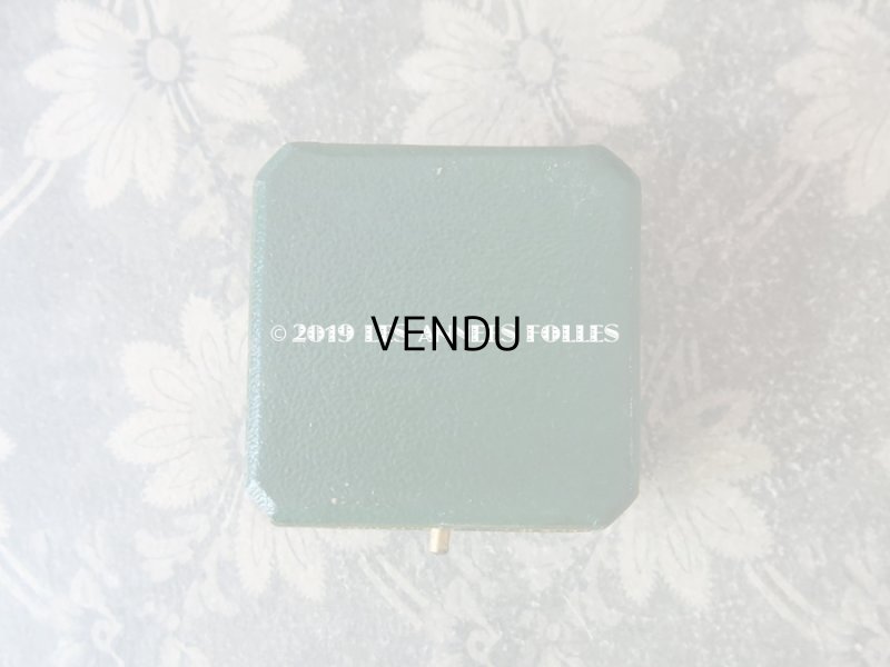 画像5: アンティーク ジュエリーボックス 金彩入り グリーン 