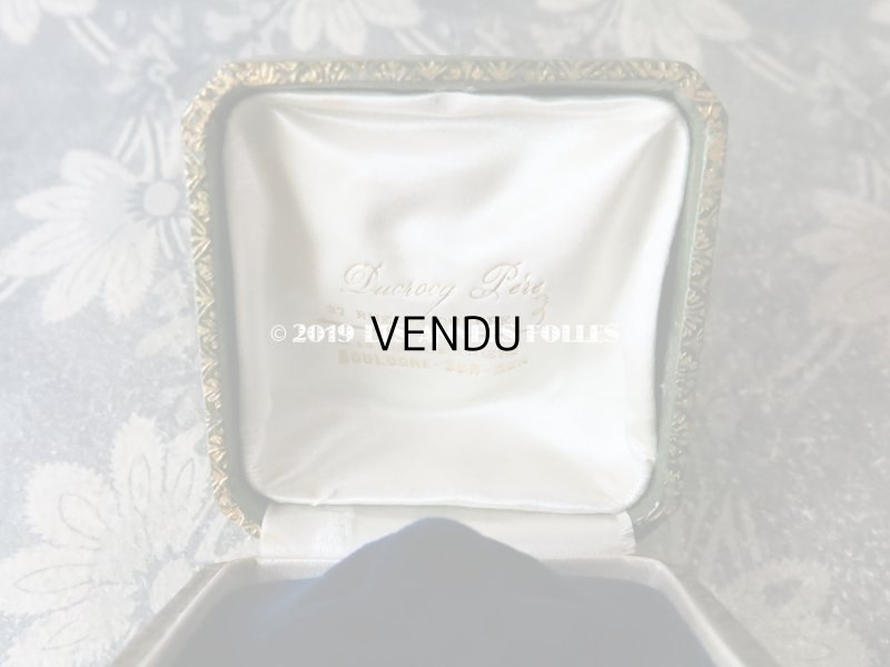 画像8: アンティーク ジュエリーボックス 金彩入り グリーン 