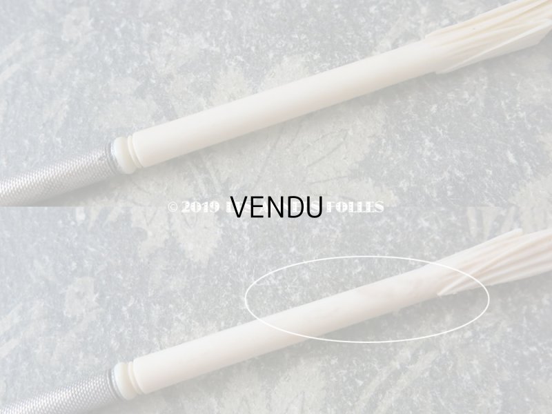 画像6: アンティーク 鈴蘭のペン軸 ボーン製