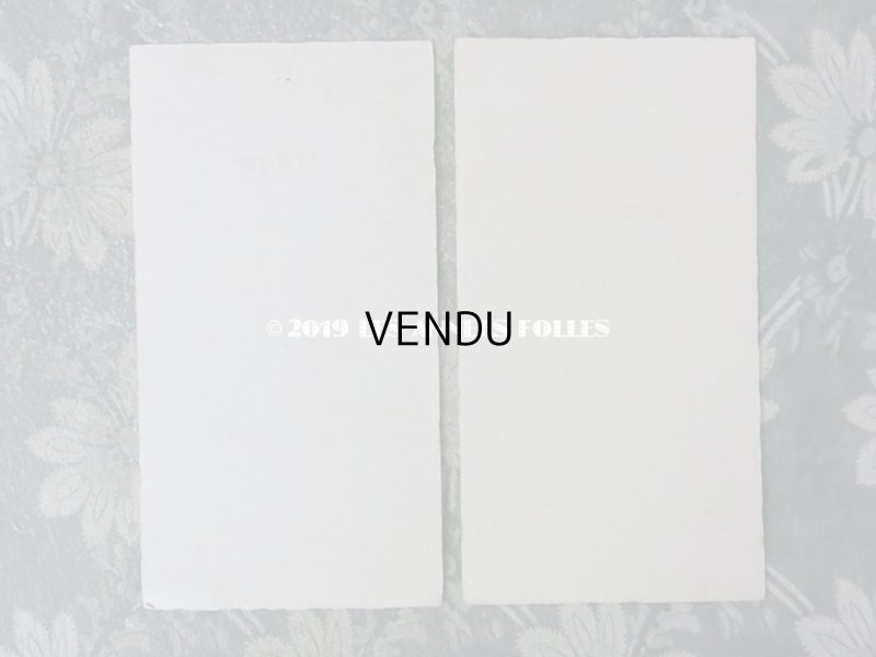 画像3: アンティーク メニューカード MENU 薔薇＆リボンのガーランド