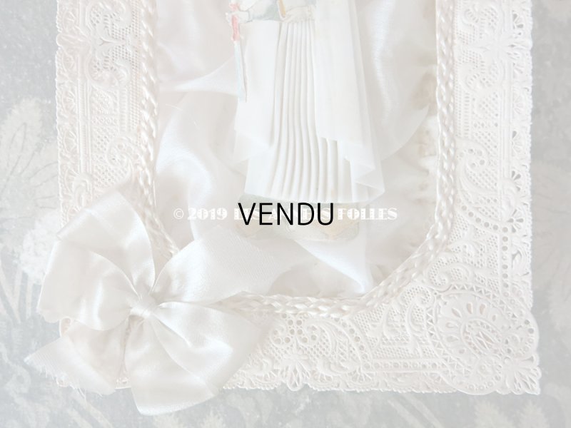 画像9: アンティーク  初聖体 立体のカニヴェ コミュ二オンの少女 