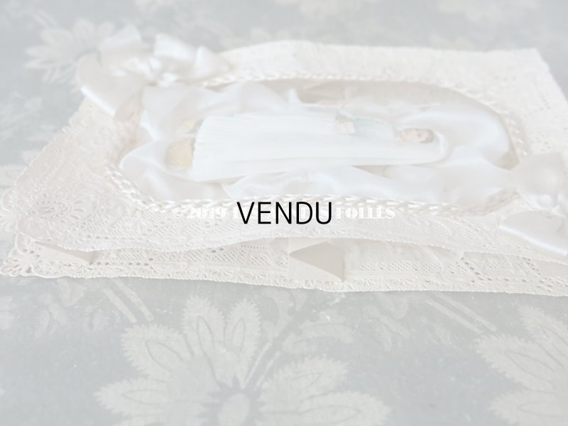 画像7: アンティーク  初聖体 立体のカニヴェ コミュ二オンの少女 