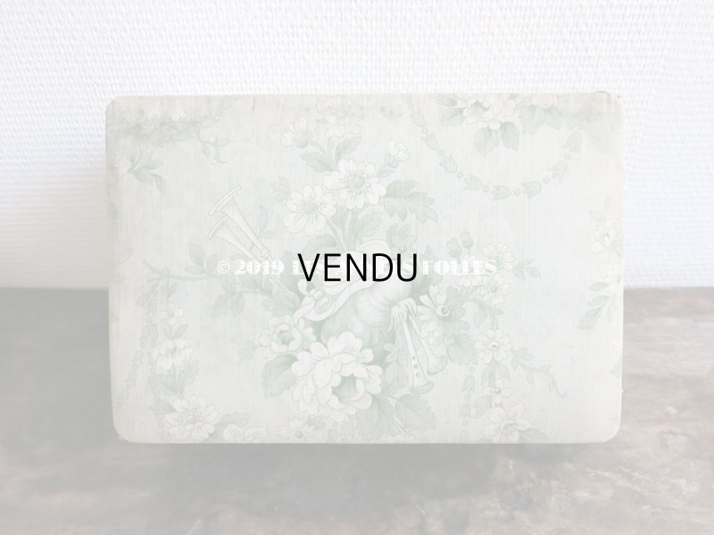 画像4: 1900年代 アンティーク  カルトナージュボックス　ハンカチ入れ チェストの引き出し　MOUCHOIR