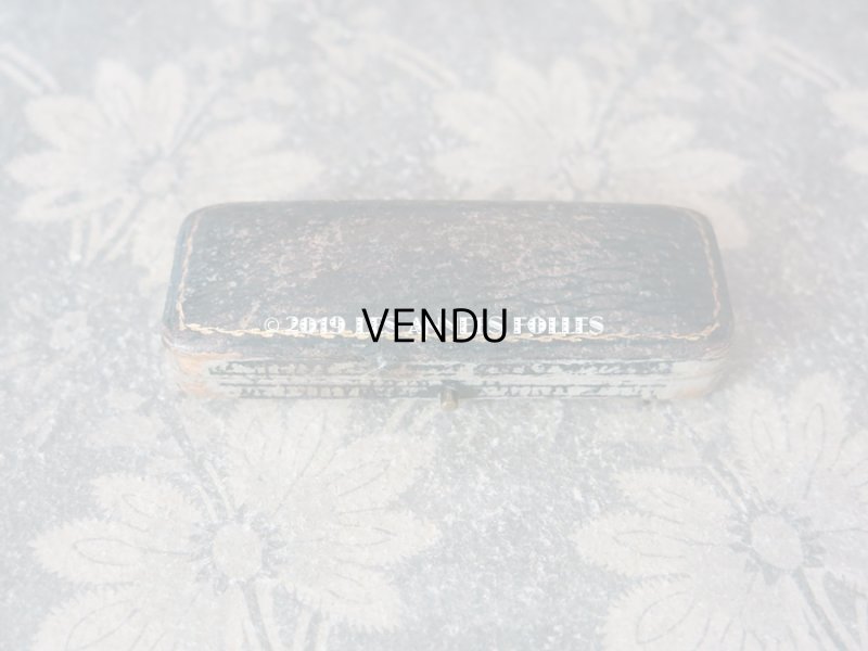 画像3: アンティーク ジュエリーボックス 金彩入り グリーン