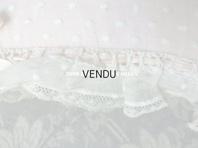 画像13: 1900年代 アンティーク ピンクのリボンが結ばれた ピンクッション