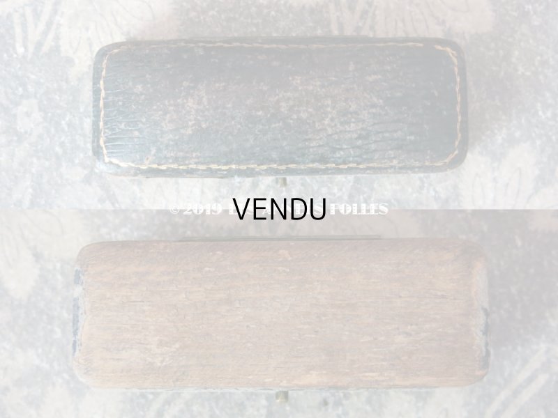 画像4: アンティーク ジュエリーボックス 金彩入り グリーン