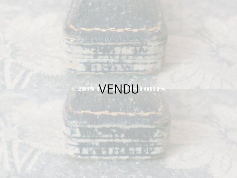 画像6: アンティーク ジュエリーボックス 金彩入り グリーン