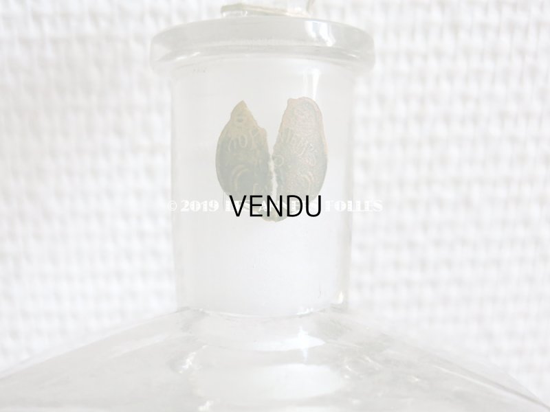 画像6: アンティーク 薔薇のガーランド＆ロカイユ装飾のパフュームボトル LA SUZERAINE EAU DE COLOGNE - AU PRINTEMPS PARIS -