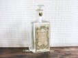 画像1: アンティーク 薔薇のガーランド＆ロカイユ装飾のパフュームボトル LA SUZERAINE EAU DE COLOGNE - AU PRINTEMPS PARIS - (1)