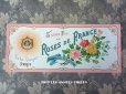 画像1: アンティーク 薔薇のソープラベル SAVON FIN AUX ROSES DE FRANCE - VICTOR VAISSIER PARIS -  (1)