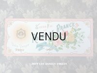 アンティーク 薔薇のソープラベル SAVON FIN AUX ROSES DE FRANCE - VICTOR VAISSIER PARIS - 