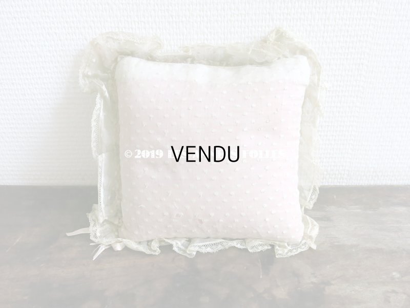 画像4: 1900年代 アンティーク ピンクのリボンが結ばれた ピンクッション