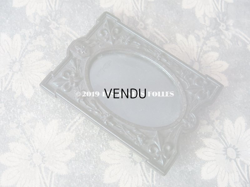 画像3: 19世紀 ナポレオン3世 アンティーク 百合の紋章のフォトフレーム 木製 