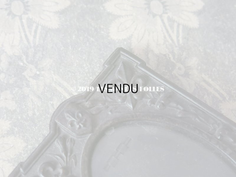 画像5: 19世紀 ナポレオン3世 アンティーク 百合の紋章のフォトフレーム 木製 