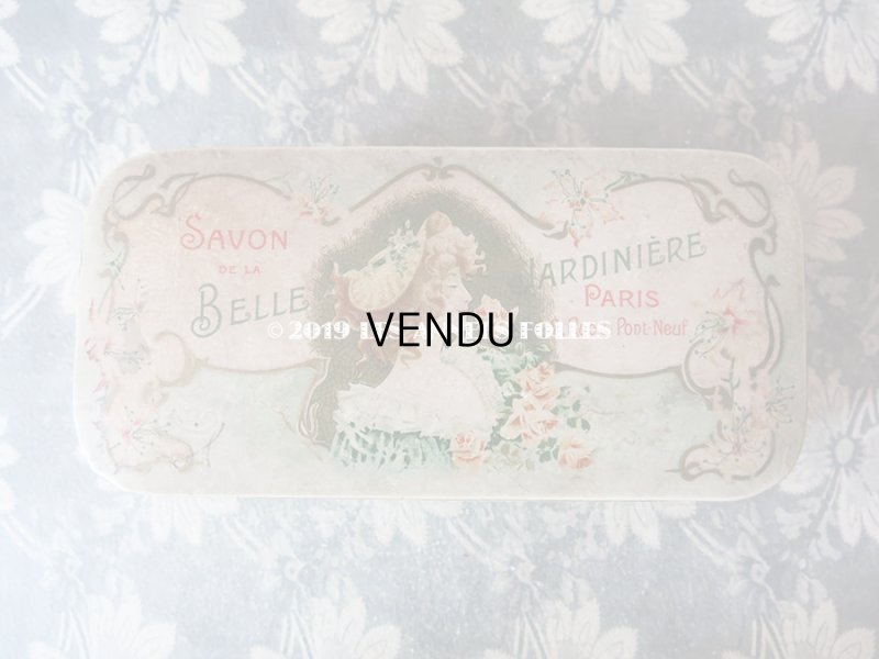 画像2: 1900年代 アンティーク 薔薇のソープボックス  SAVON DE LA BELLE JARDINIERE - LA BELLE JARDINIERE -