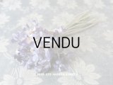 1900年代 アンティーク 菫のブーケの布花 コサージュ